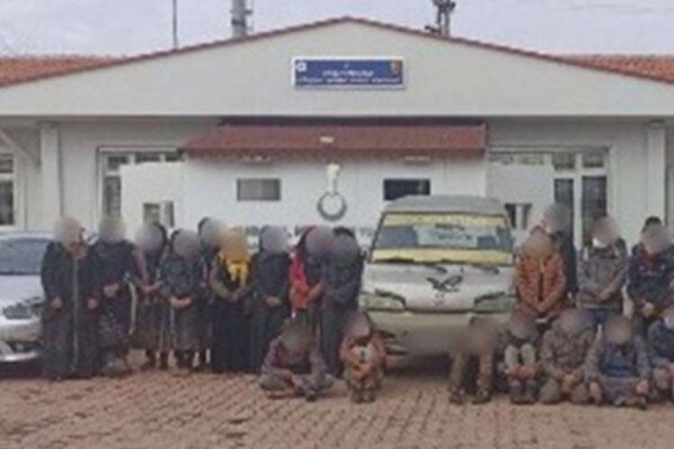 Gaziantep'te 60 ka&ccedil;ak g&ouml;&ccedil;men yakalandı