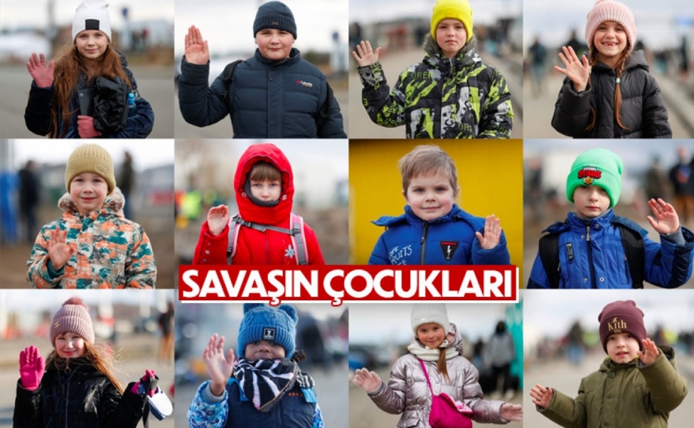 Savaştan ka&ccedil;an &ccedil;ocuklardan 'Biz iyiyiz' mesajı