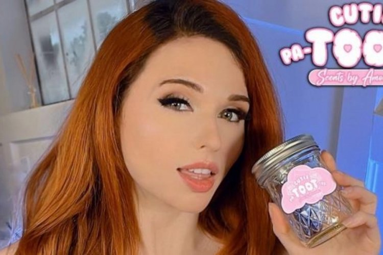 Twitch yayıncısı Amouranth, &ccedil;ıkardığı gazı kavanozlayıp satışa sundu