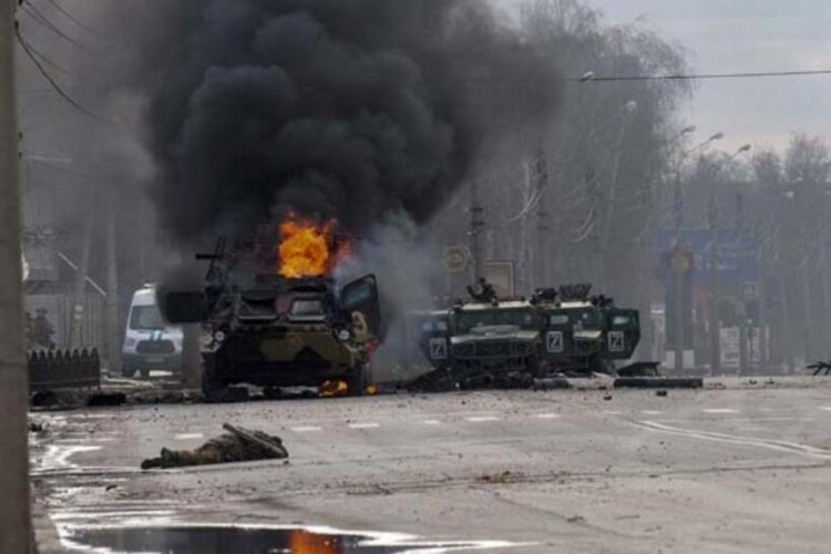Ukrayna'da liman ve tren istasyonu Rus ordusunun elinde