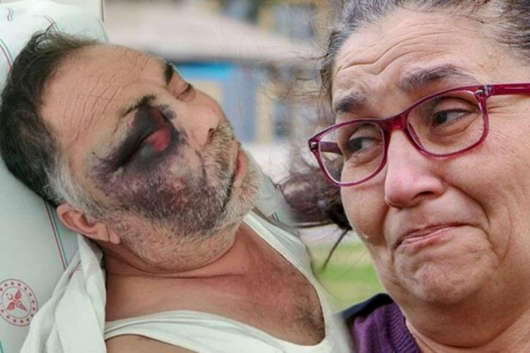 Engelli eşini d&ouml;verek &ouml;ld&uuml;ren zanlıların beraatına isyan etti