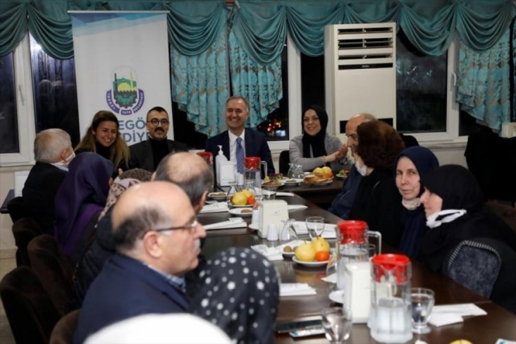 Bursa'da gaziler yemekte buluştu