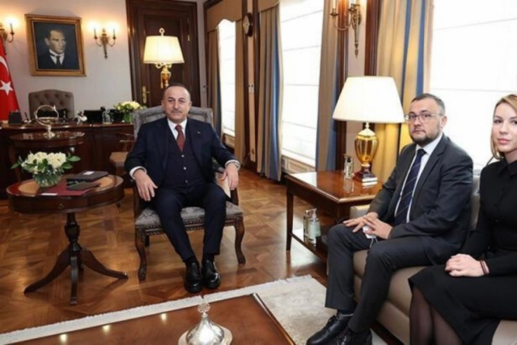 Bakan Mevl&uuml;t &Ccedil;avuşoğlu, Ukrayna B&uuml;y&uuml;kel&ccedil;isini kabul etti