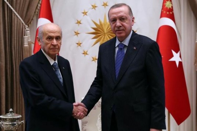 Cumhurbaşkanı Erdoğan ile Devlet Bah&ccedil;eli g&ouml;r&uuml;şmesi başladı
