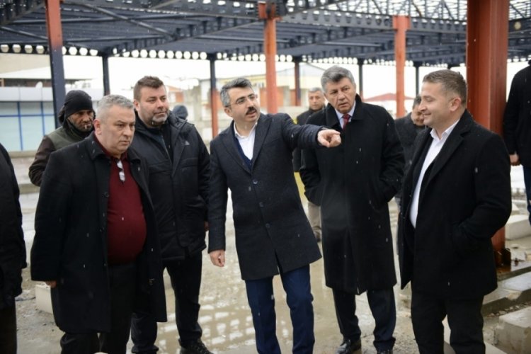 Bursa'da Başkan Yılmaz esnafı ziyaret etti