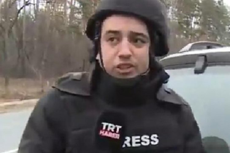 Ukrayna'da, TRT Haber ekibi &ccedil;atışmanın ortasında kaldı