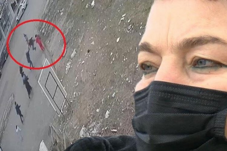 'U&ccedil;an tekme'li k&ouml;pek besleme kavgası