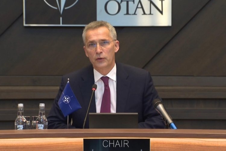 Jens Stoltenberg, NATO Dışişleri Bakanları toplantısının konuşmasını yaptı