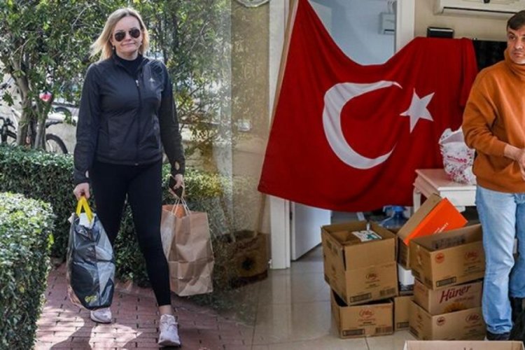 Antalya'da her kesimden insan Ukrayna'ya yardım g&ouml;nderdi