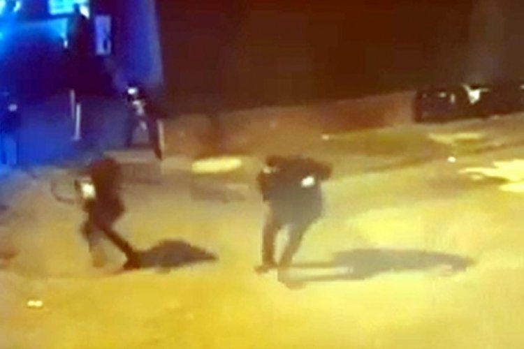 Eskişehir'de silahlı kavga kamerada