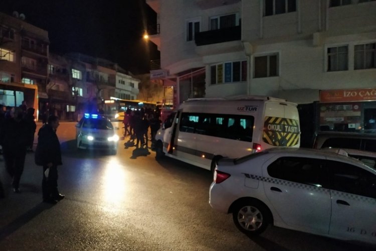 Bursa'da yol kapatan zincirleme kaza! (&Ouml;ZEL HABER)