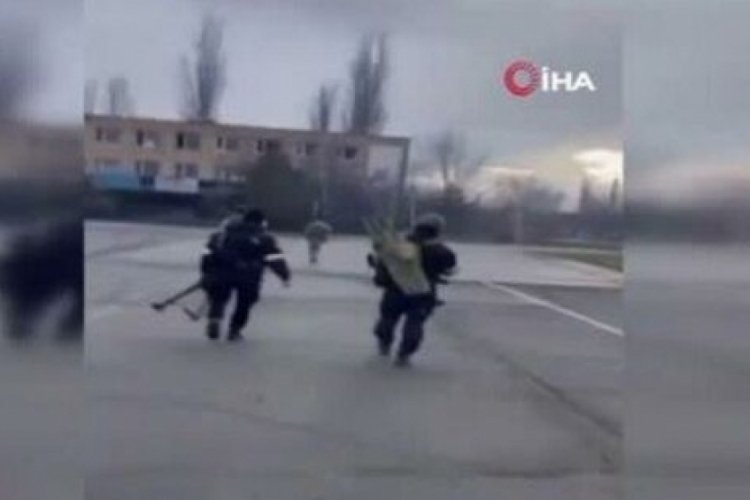 Ukrayna askeri, Kulbakio Havaalanı'nı Ruslardan geri aldı
