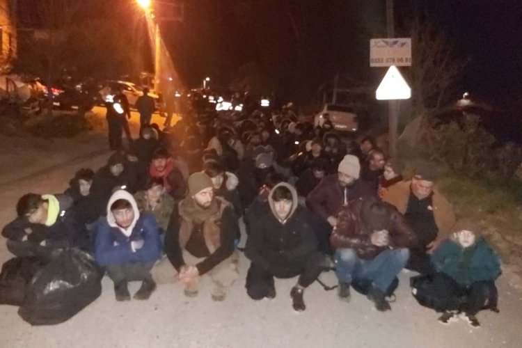 152 d&uuml;zensiz g&ouml;&ccedil;men yakalandı