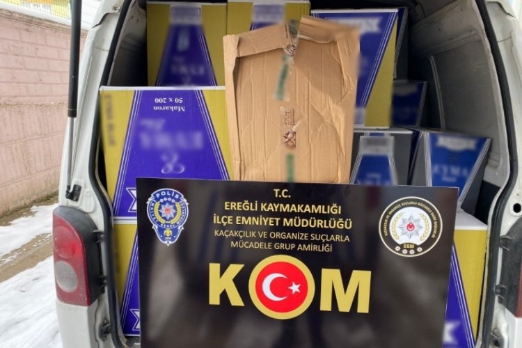 430 bin adet makaron ele ge&ccedil;irildi