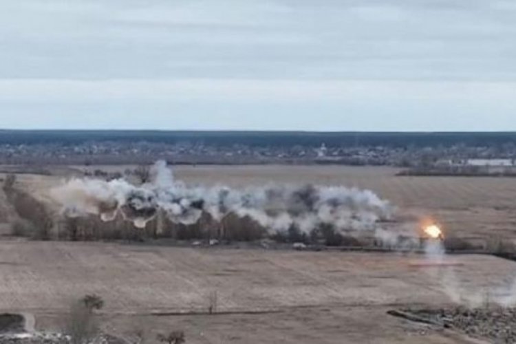 Rus helikopteri Ukrayna ordusu tarafından d&uuml;ş&uuml;r&uuml;ld&uuml;