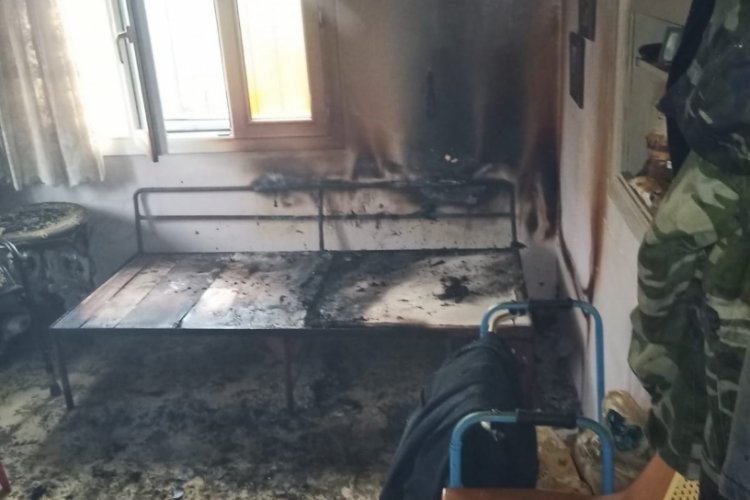 Aydın'da &ccedil;ıkan yangında 1 kişi hayatını kaybetti