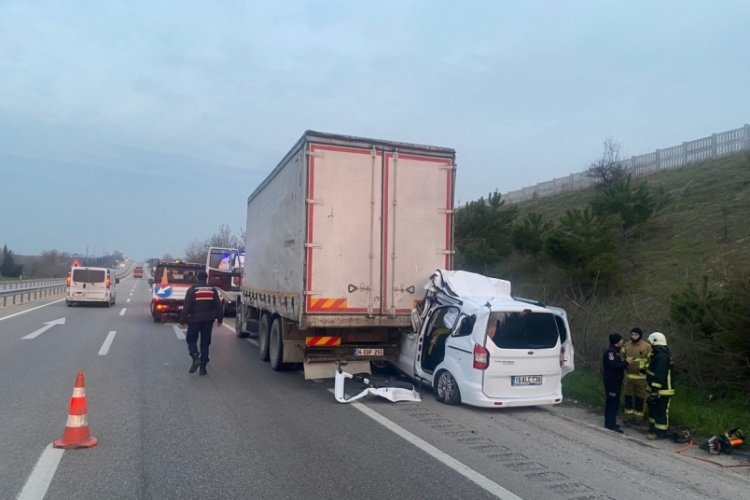 Bursa Karacabey'de feci kaza: 1 &ouml;l&uuml;