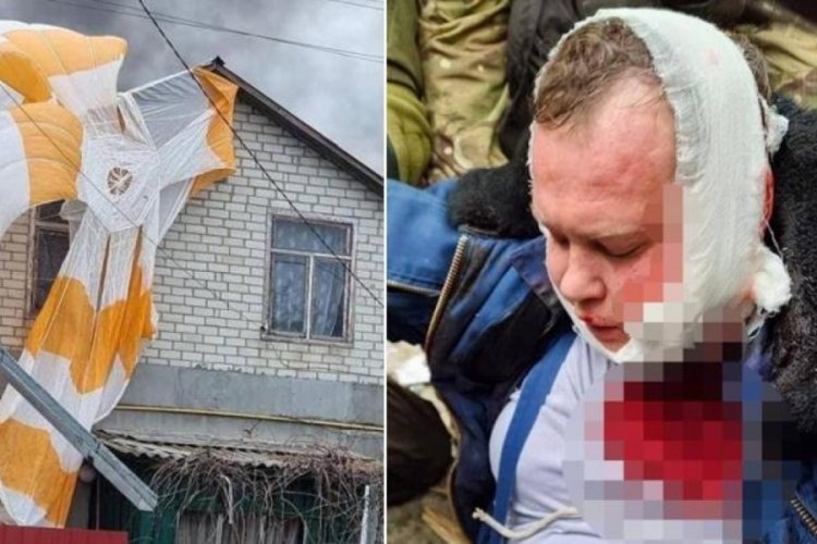 Ukrayna'da d&uuml;ş&uuml;r&uuml;len u&ccedil;ağın pilotunu halk yakaladı