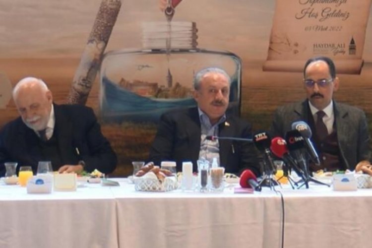 Şentop 'Kalem severler'le bir araya geldi