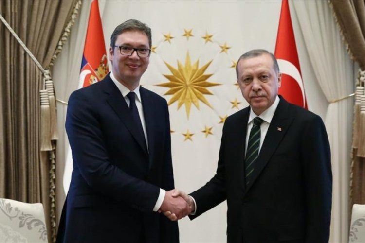 Cumhurbaşkanı Erdoğan Sırp mevkidaşı ile g&ouml;r&uuml;şt&uuml;!