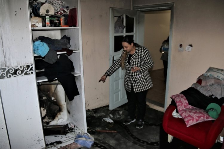 SMA hastası Mustafa'nın kullandığı cihazlar yangında k&uuml;le d&ouml;nd&uuml;