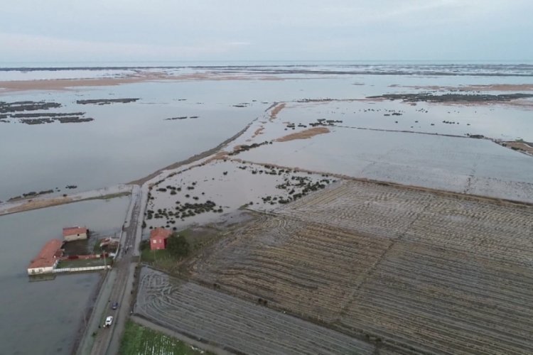 Samsun Kızılırmak Deltası'ndaki mahallede 'taşkın' korkusu