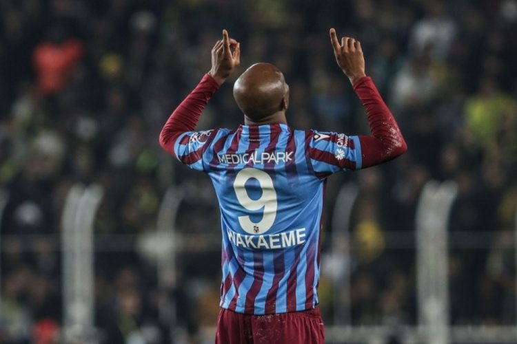 Trabzonspor, Nwakaeme'nin gol attığı 9 ma&ccedil;ta 7 galibiyet, 2 beraberlik aldı