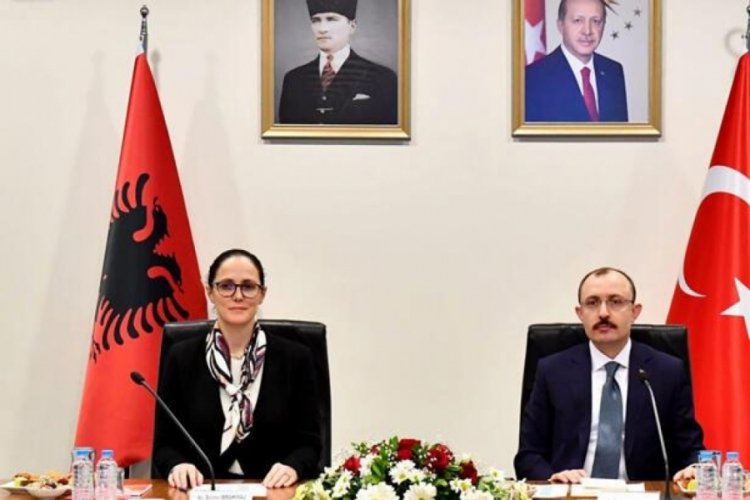 Bakan Muş, Arnavutluk Bakanı ile  buluştu