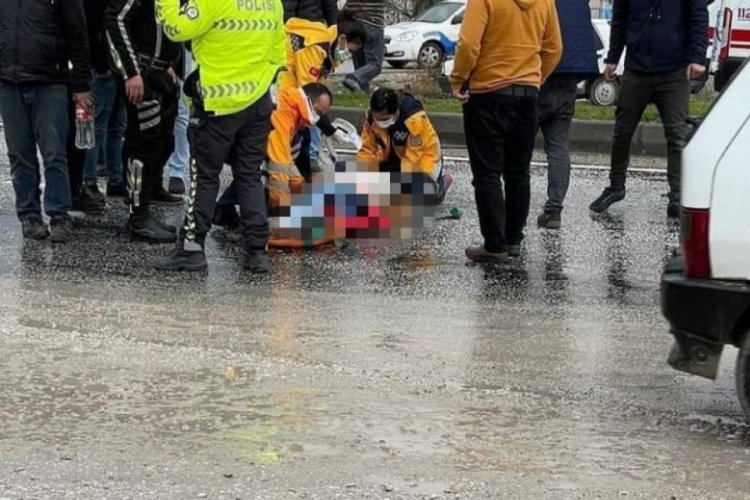 Yolun karşısına ge&ccedil;mek isterken canından oldu
