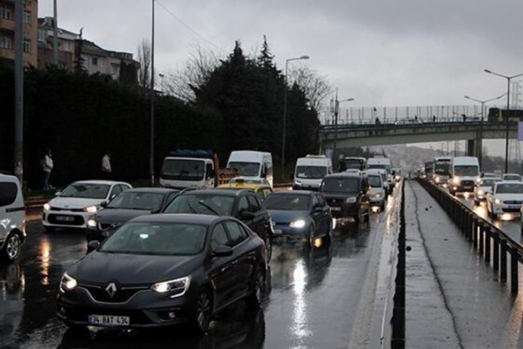 İstanbul Okmeydanı-TEM Bağlantı yolunda  kaza