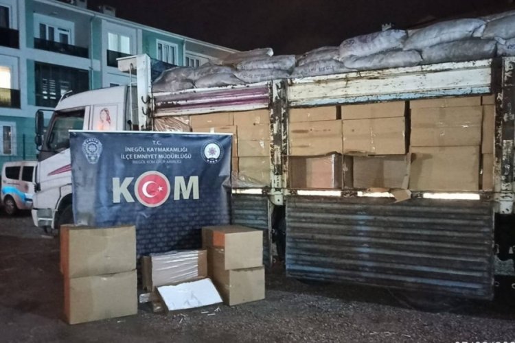 Bursa'da operasyonda ele ge&ccedil;irildi! 4,5 milyon adet...