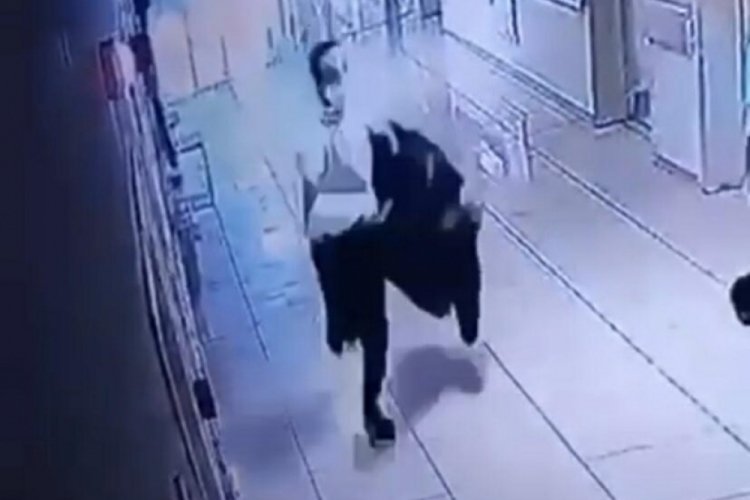 İzmir'de tabancayı al&ccedil;ılı koluna saklayıp hastaneye girmiş
