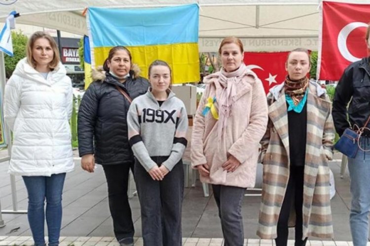 Hatay'daki Ukraynalılardan yardım kampanyası