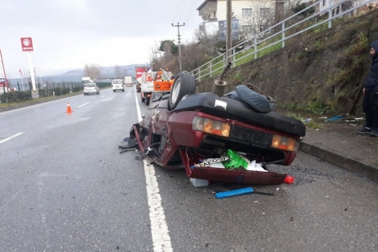 Trabzon'da feci kaza: 1 &ouml;l&uuml;
