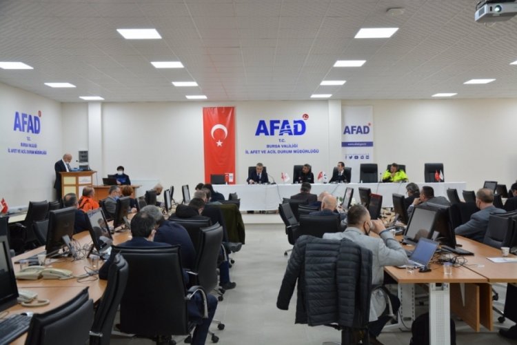 Bursa'da 'Kış Tedbirleri' toplantısı