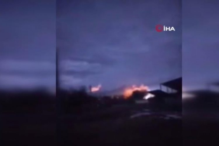 Rus savaş u&ccedil;ağı Jitomir'e hava saldırısı d&uuml;zenledi