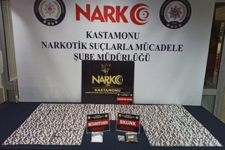 Kastamonu'da uyuşturucu operasyonu!