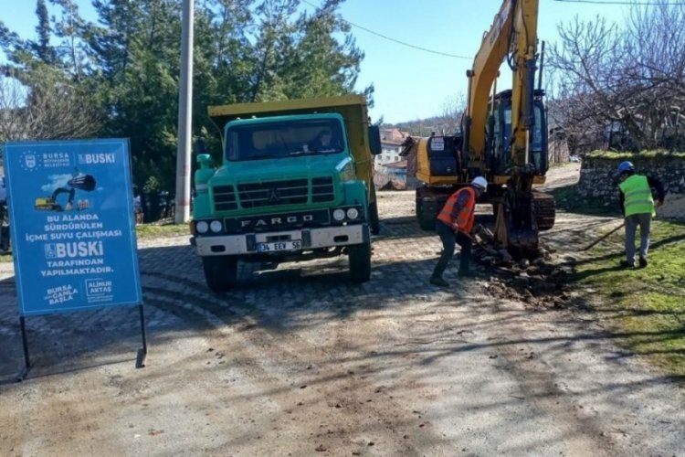 Bursa'nın o il&ccedil;esinde altyapıya neşter