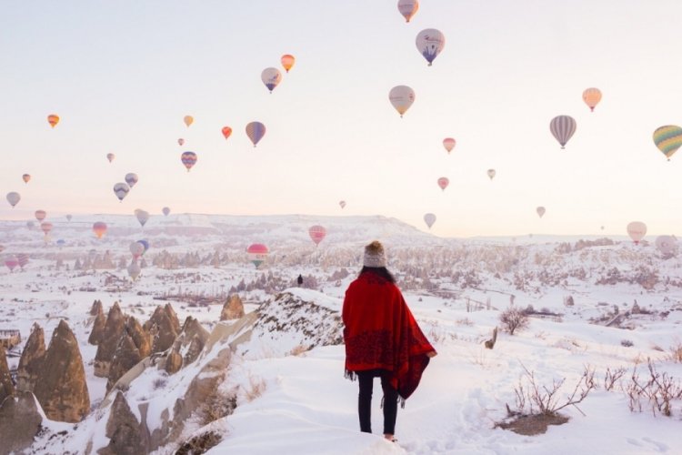 R&uuml;zgar ve kar balon turlarını da etkiledi!