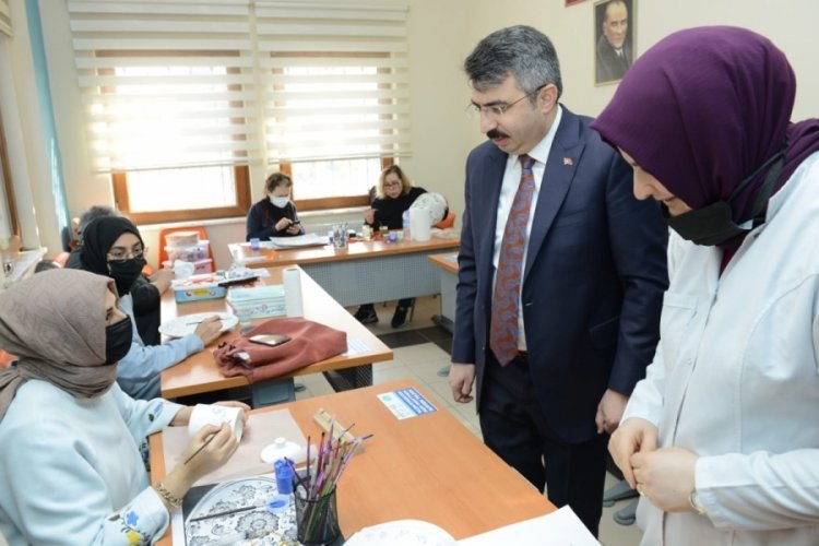 Bursa'da Başkan Yılmaz'dan YIL-MEK'e ziyaret