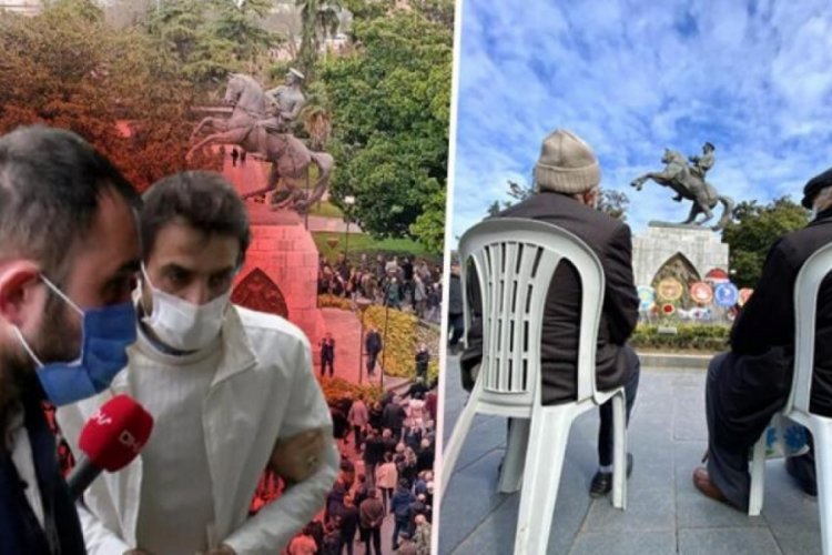 Samsun'da Onur Anıtı'na &ccedil;irkin saldırıda hapis istemi