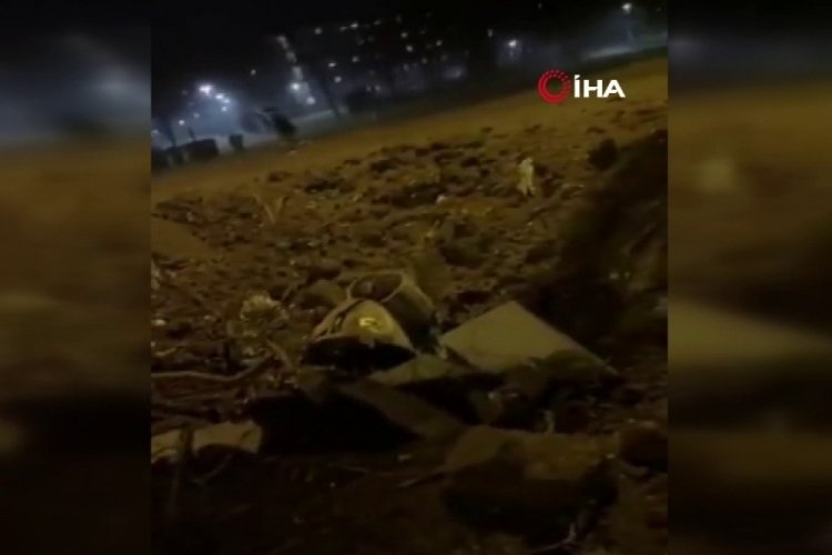 Gizemli cisim İHA &ccedil;ıktı!