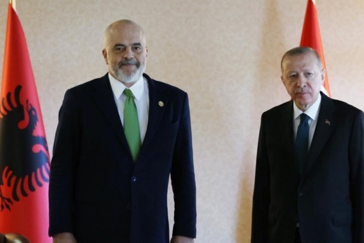 Cumhurbaşkanı Erdoğan, Arnavutluk Başbakanı Rama ile buluştu