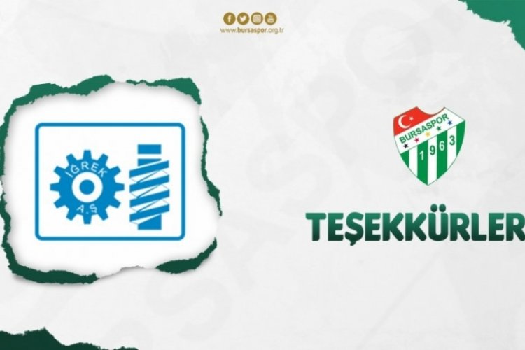 İğrek Makina'dan Bursaspor'a loca desteği