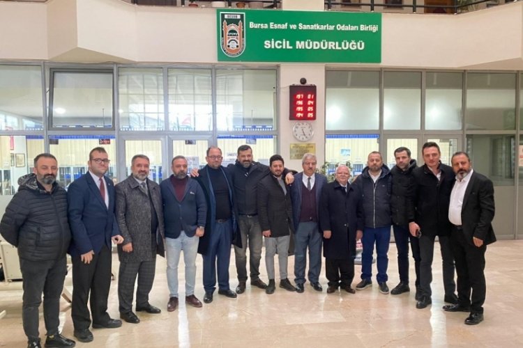 Bursa Ayakkabıcılar Odası'nda bayrak değişimi (&Ouml;ZEL HABER)&nbsp;