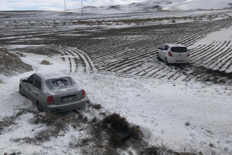 Trafik kazasında 2 kişi yaralandı