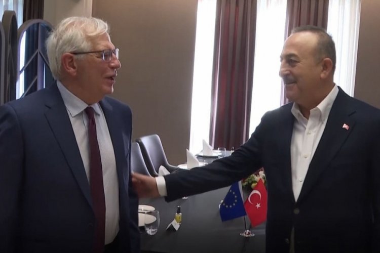 &Ccedil;avuşoğlu, Josep Borell ile g&ouml;r&uuml;şt&uuml;