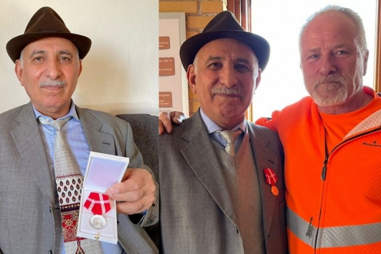 Danimarka'da T&uuml;rk vatandaşa kraliyet madalyası