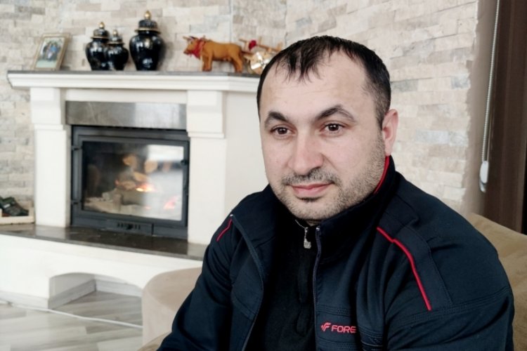 Ukrayna'daki savaştan ka&ccedil;an aile Bursa'ya geldi