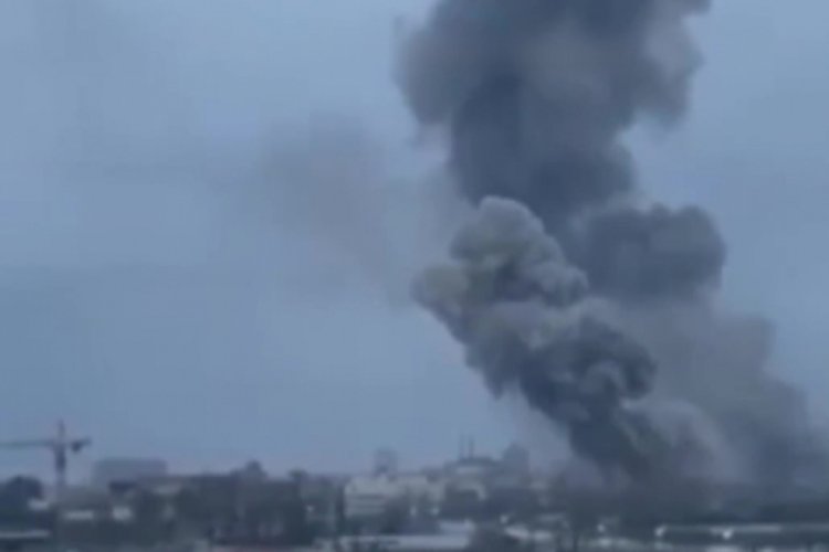 Ukrayna'da u&ccedil;ak fabrikası bombalandı